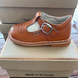 L'Amour Brown Kids Dress Shoes